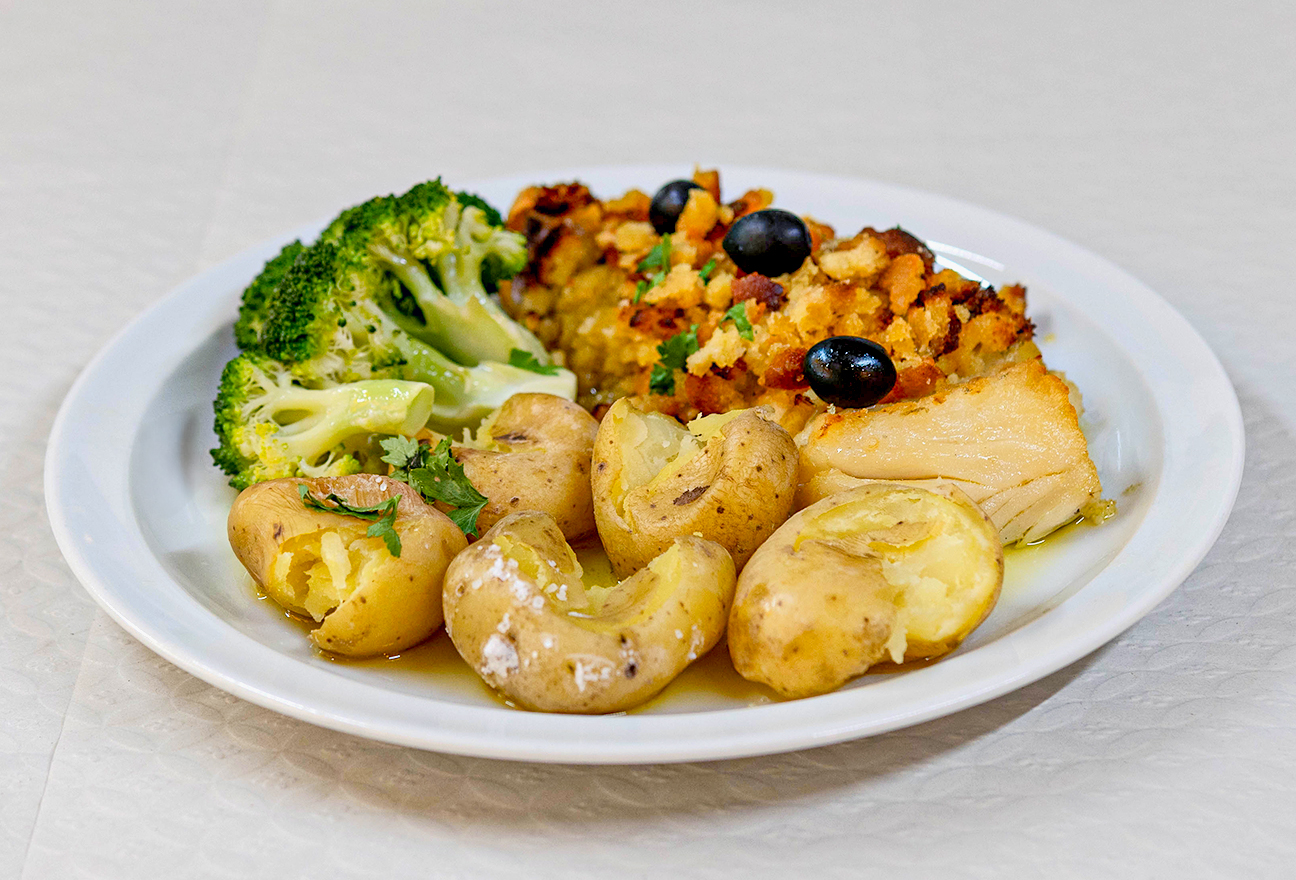 Bacalhau com broa